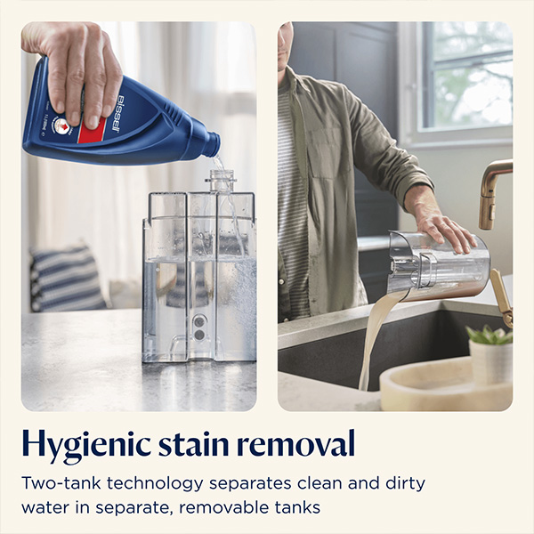 מכונת ניקוי חשמלית לניקוי ריפודים - תצוגה